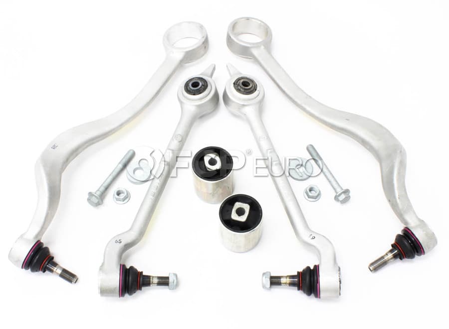 BMW 4-Piece Front Control Arm Kit (E39 525i 528i 530i) - Genuine BMW